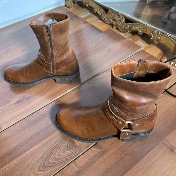 La canadienne leather winter ankle booties - Picture 3 of 9
